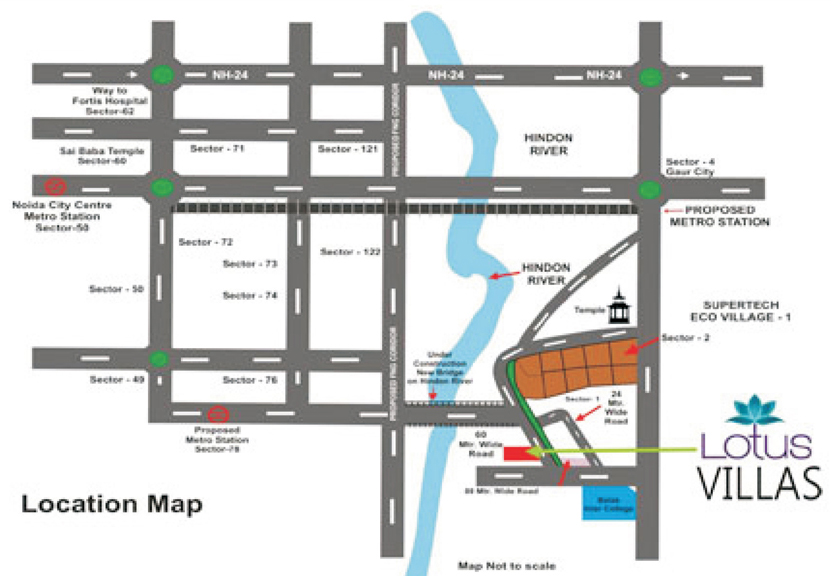  Lotus Villas Location Map Image
