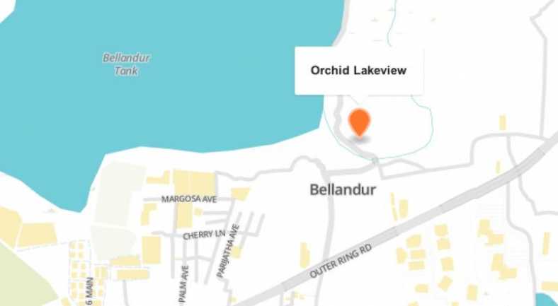 Goyal & Co | Hariyana . Goyal Orchid Lakeview Location Map Image