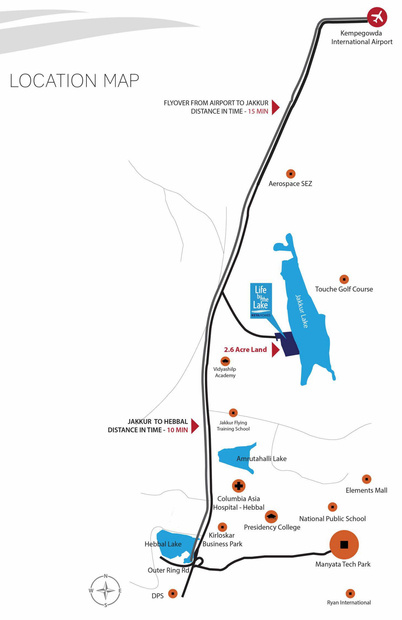 Keya Life by the Lake Location Map Image