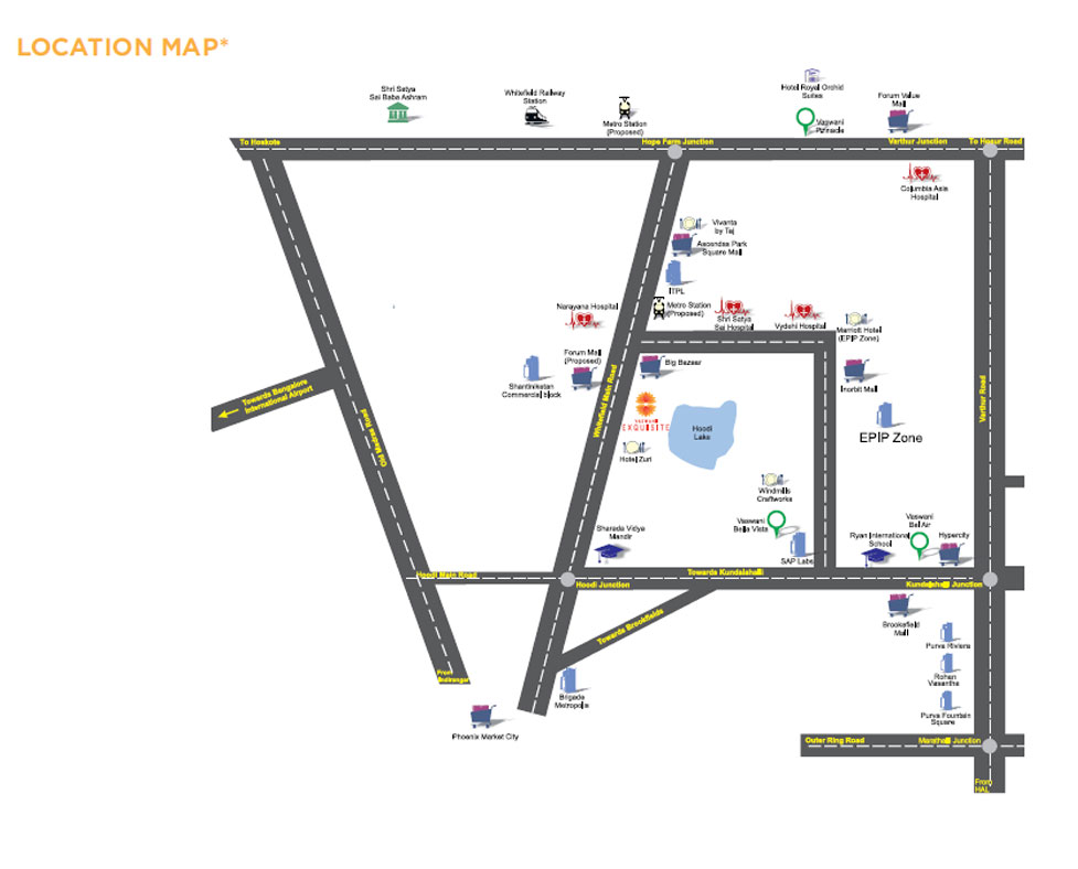 Vaswani Exquisite Location Map Image