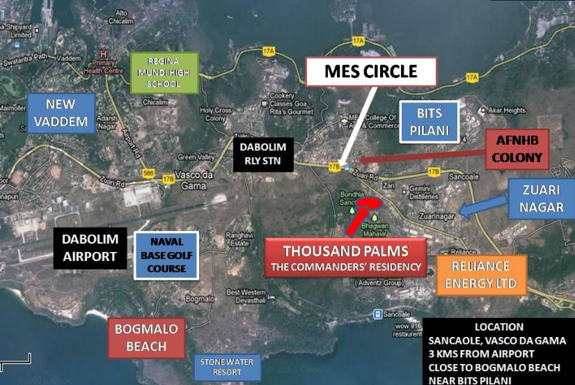  Thousand Palms Location Map Image