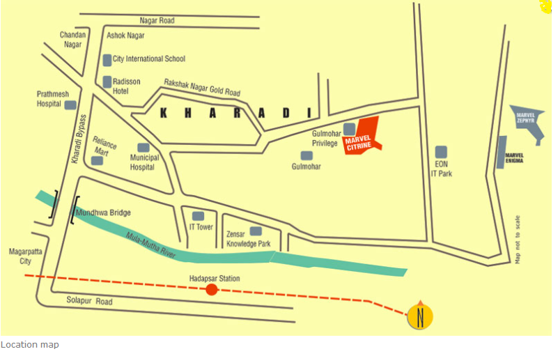 Marvel Citrine Location Map Image