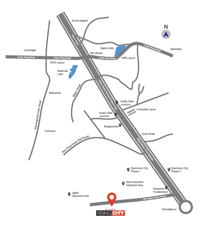 Provident Rising City Location Map Image