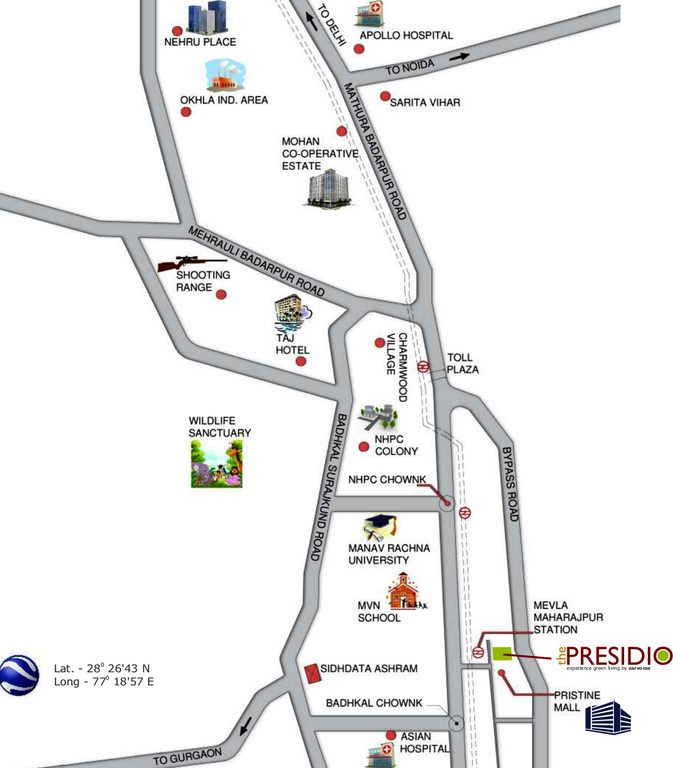  The Presidio Location Map Image