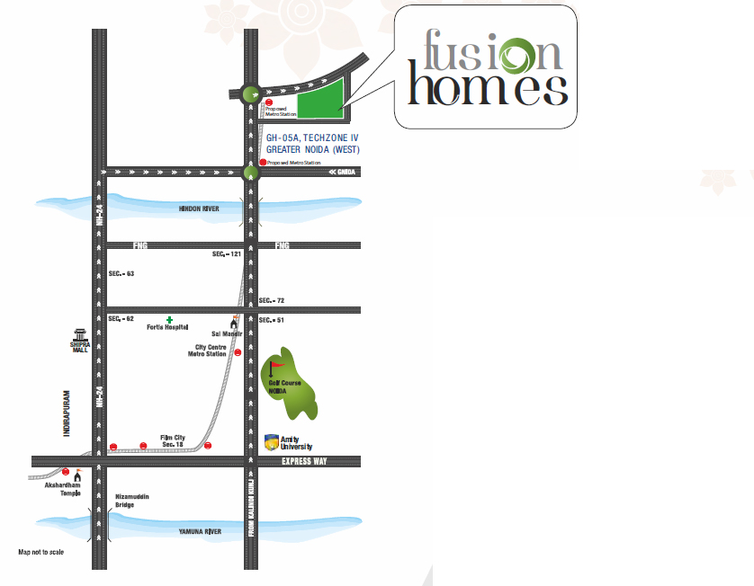 Fusion Homes Location Map Image