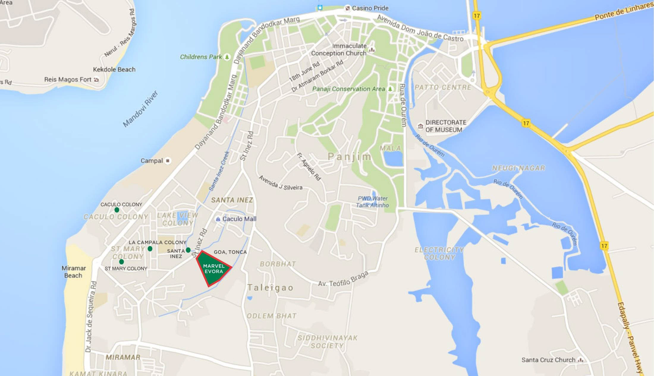 Marvel Evora Location Map Image