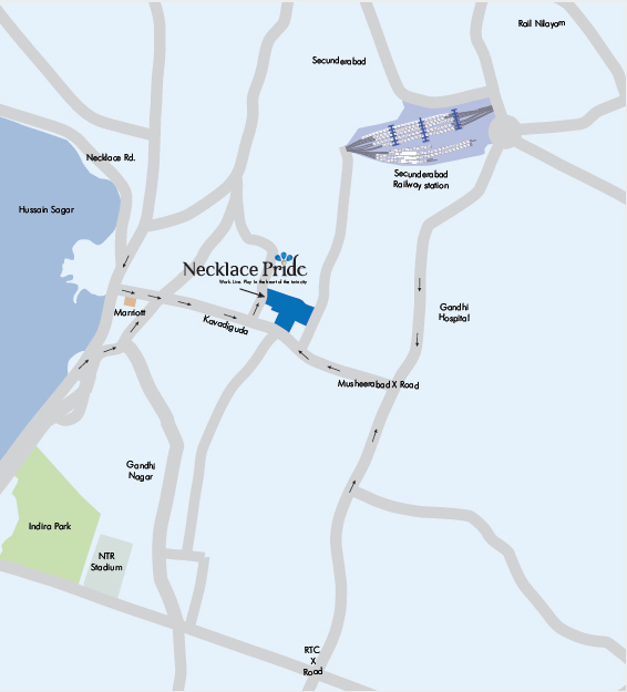 Salarpuria Sattva Salarpuria Necklace Pride Location Map Image