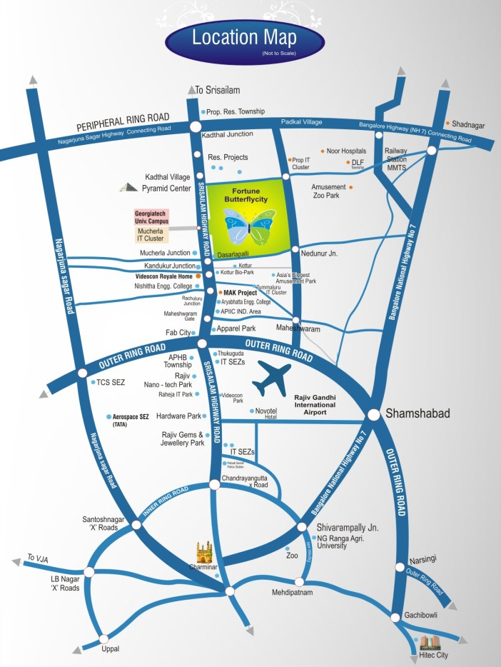 Fortune Professionals Paradise Location Map Image