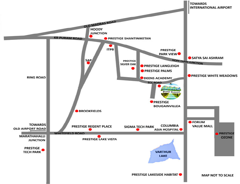 Prestige Boulevard Location Map Image