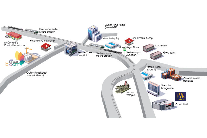  Urban Bloom Location Map Image