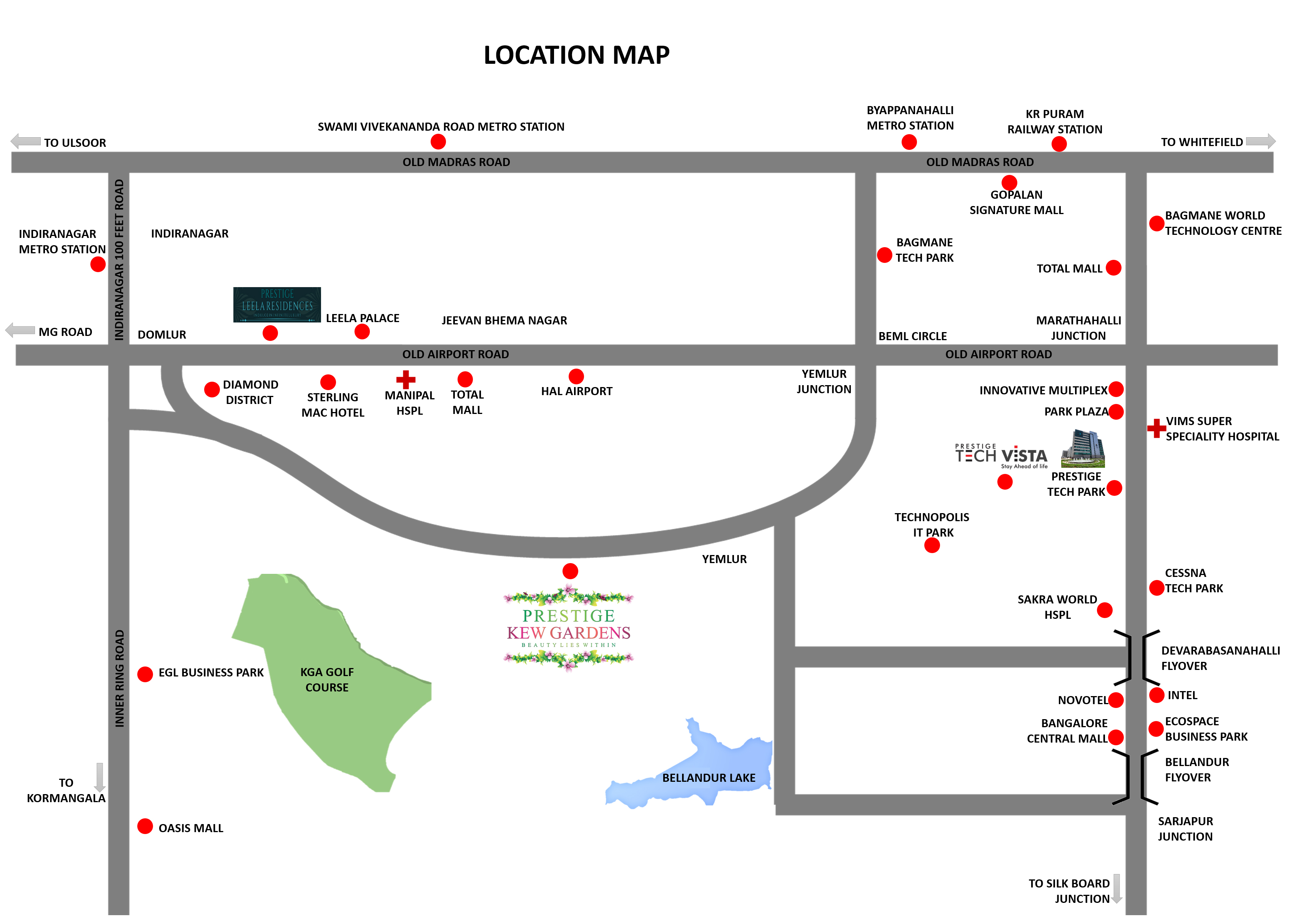 Prestige Kew Gardens Location Map Image
