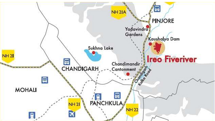 Ireo Fiveriver Location Map Image