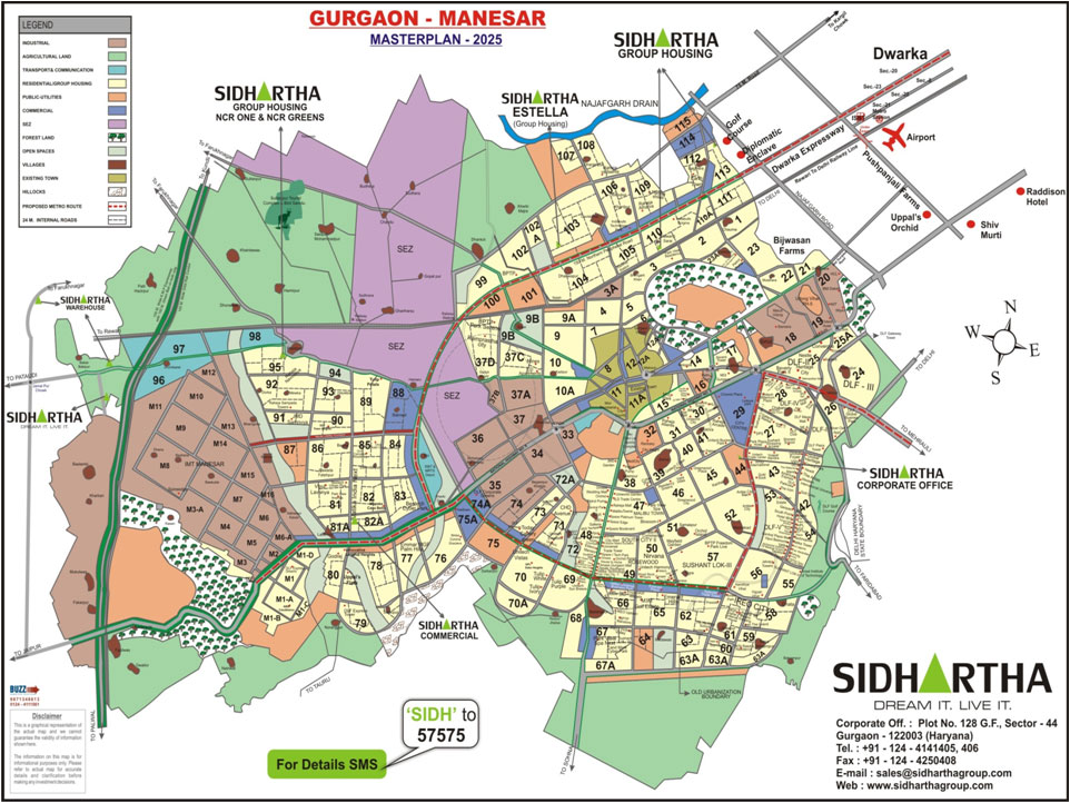 Sidhartha NCR ONE Location Map Image