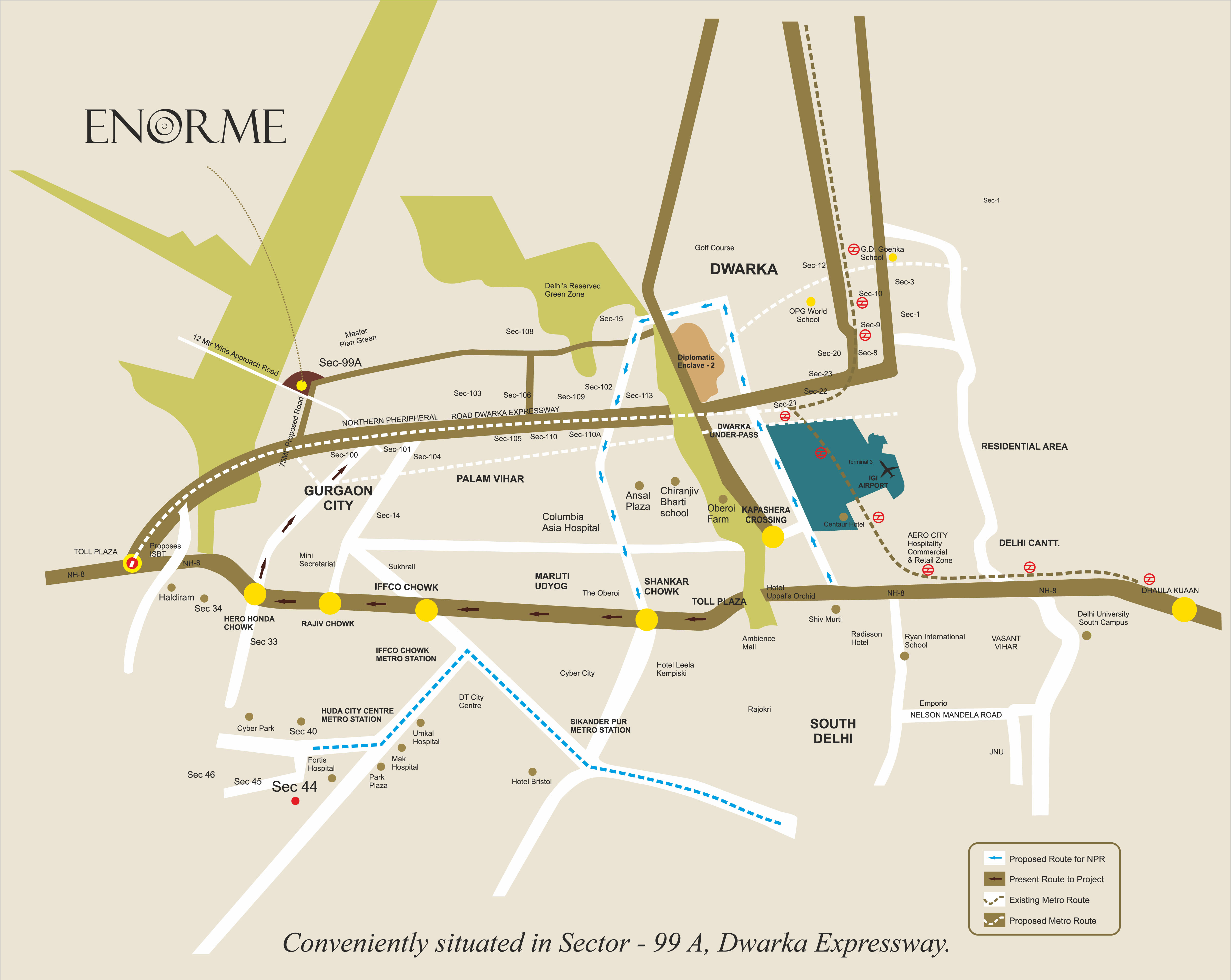 Pareena S Pareena Enorme Location Map Image