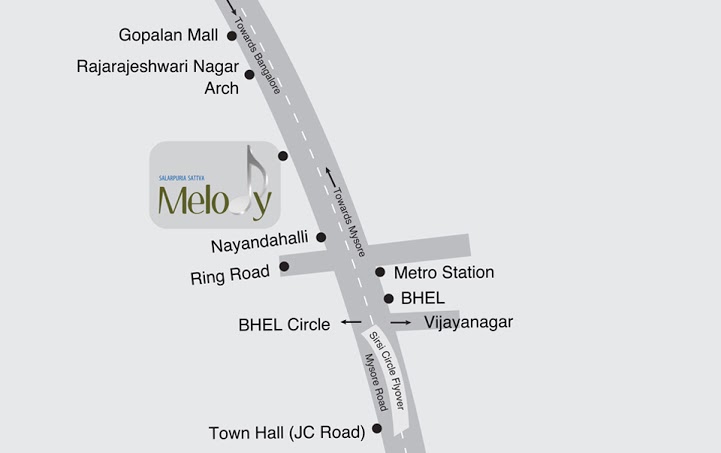 Salarpuria Sattva Melody Location Map Image