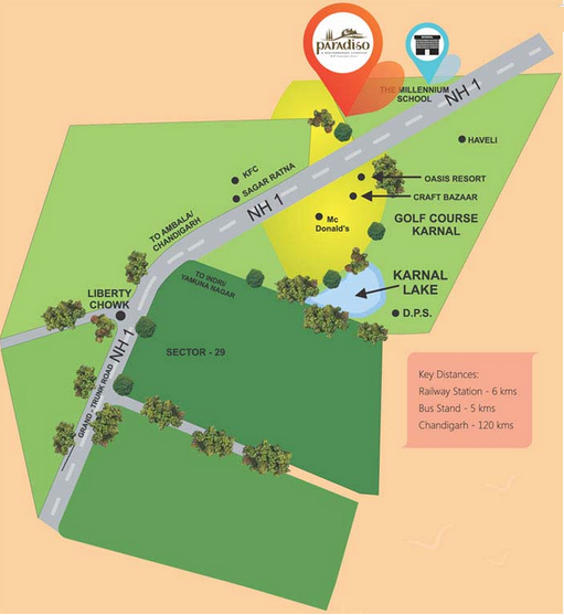 CHD Paradiso Location Map Image