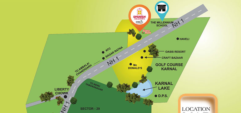 CHD Spanish Meadows Location Map Image