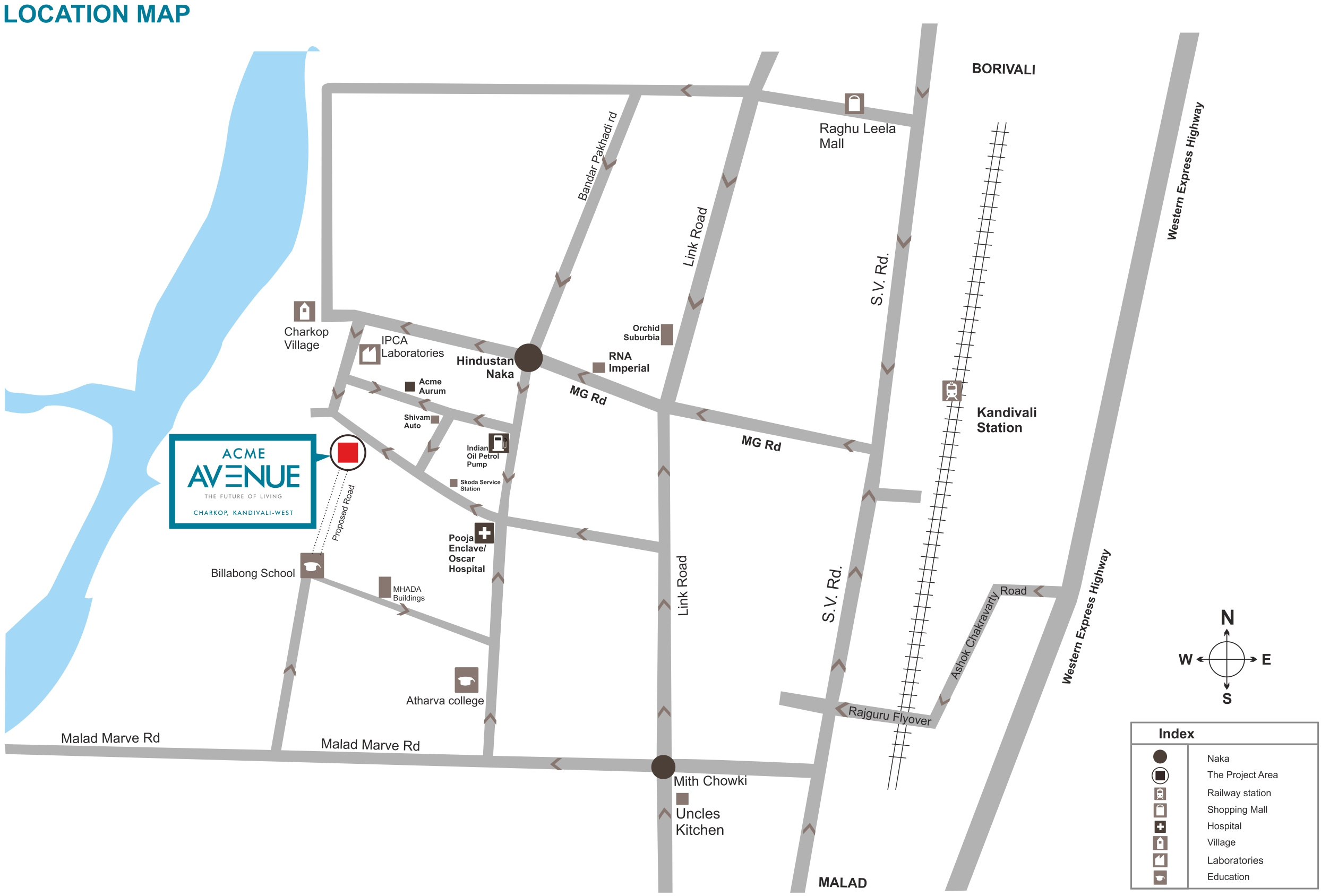 Acme Avenue Location Map Image