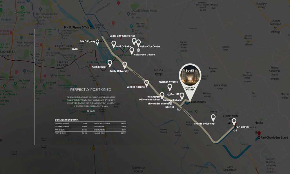 Gulshan Botnia Location Map Image