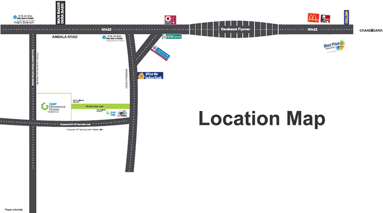 GBP Rosewood Estate Location Map Image