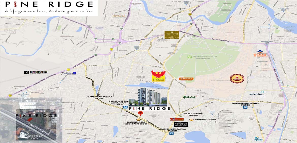  Pine Ridge Location Map Image