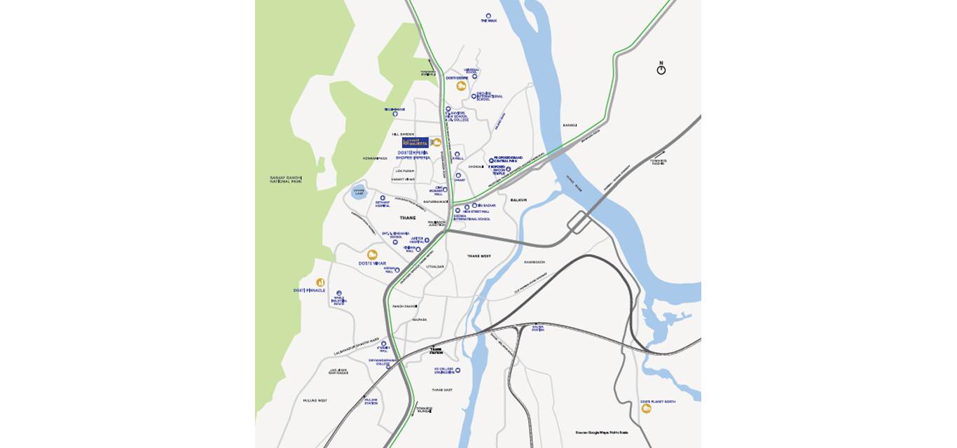 Dosti Majesta Location Map Image