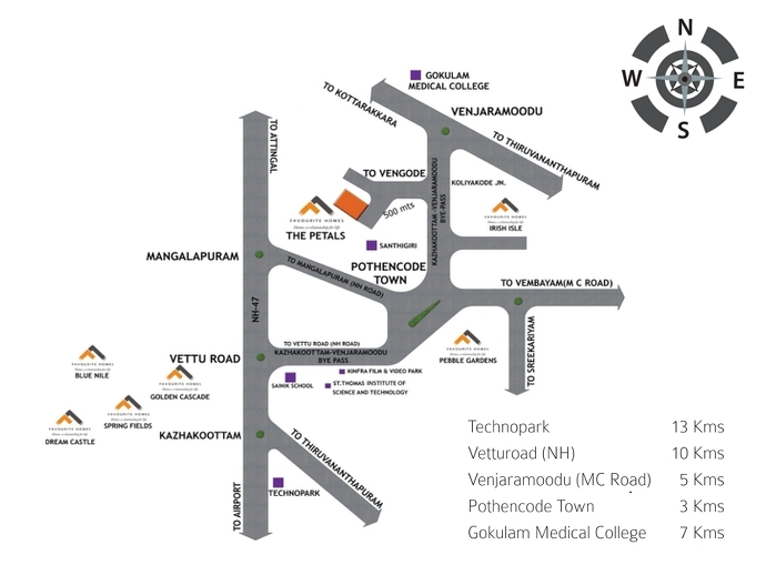  The Petals Location Map Image
