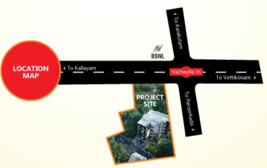 Vfive Homes Vfive Aaradhana Location Map Image