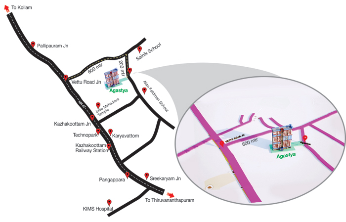  Agastya Location Map Image