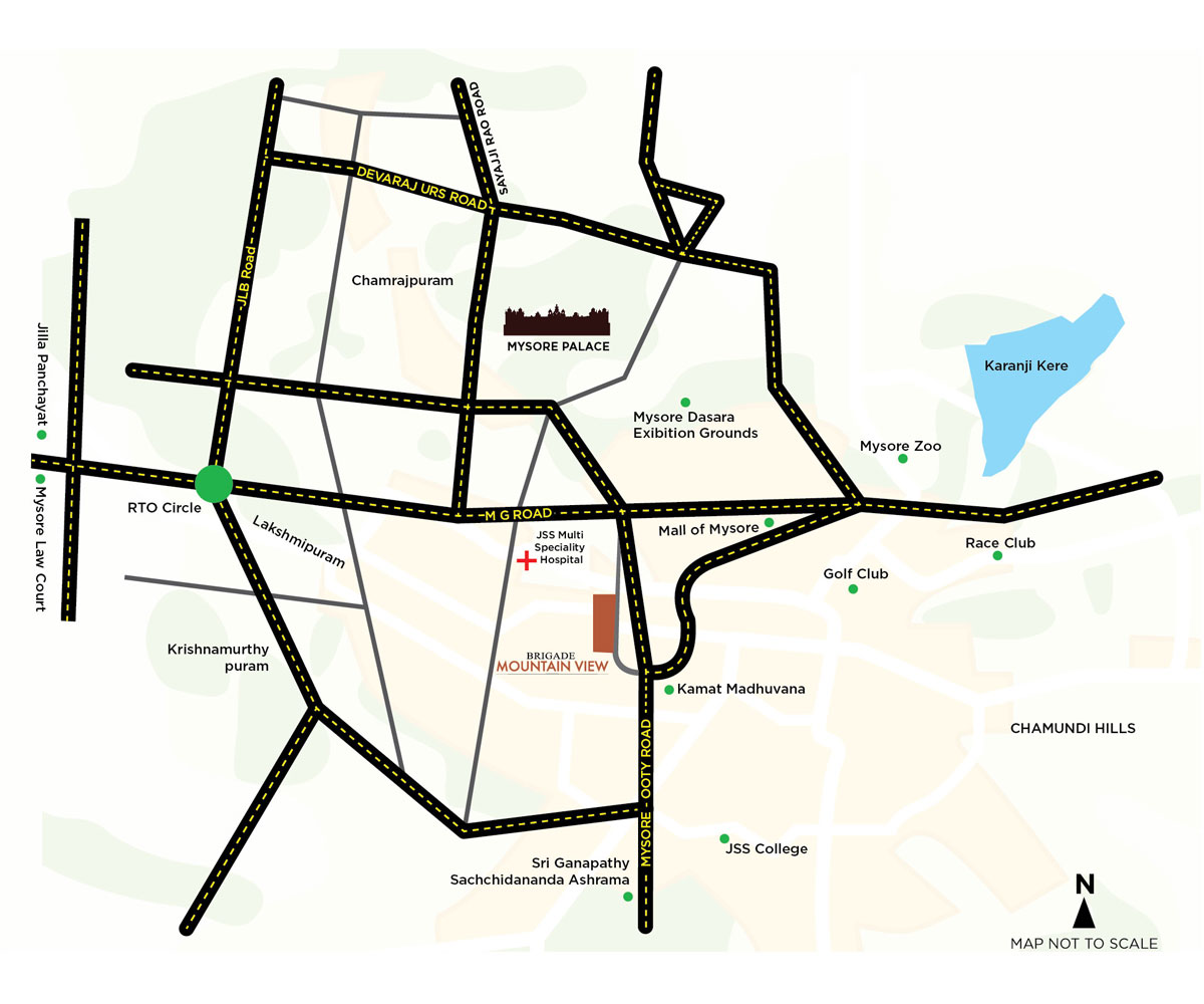 Brigade Mountain View Location Map Image