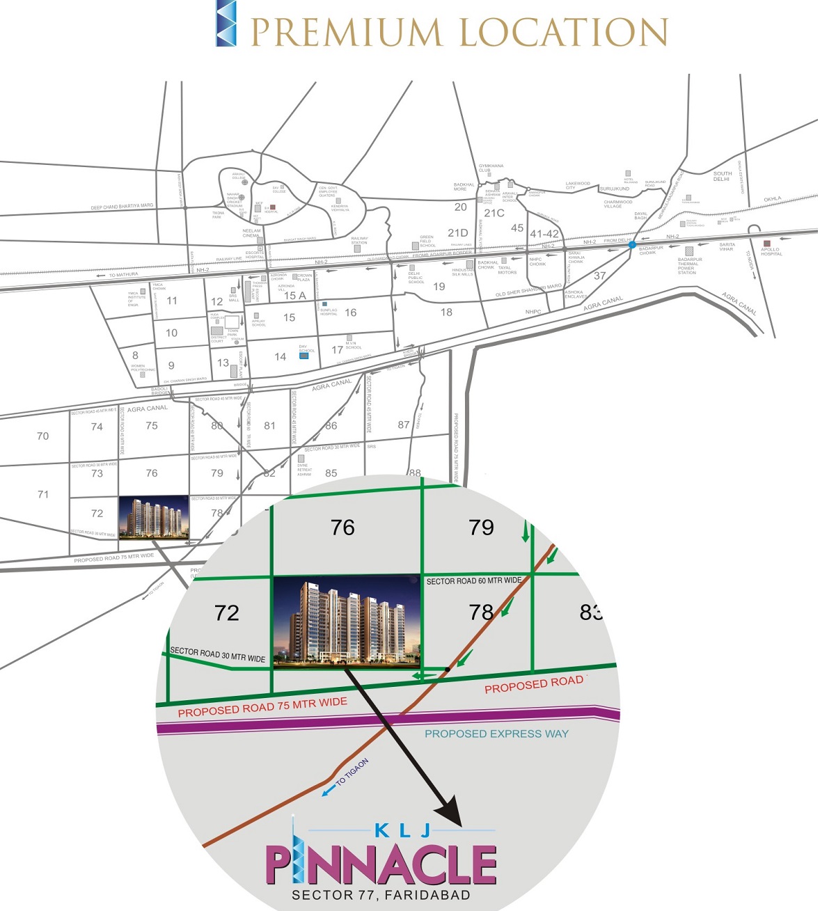 KLJ Pinnacle Location Map Image