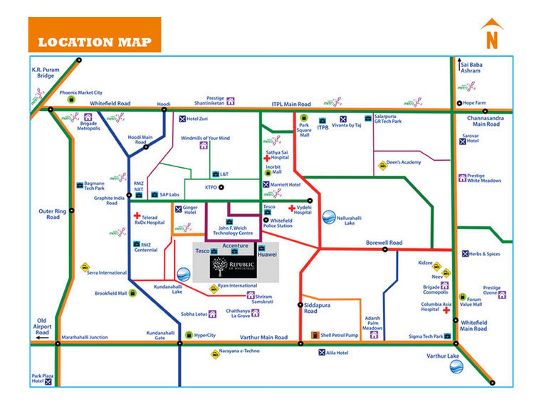  Republic Of Whitefield Location Map Image