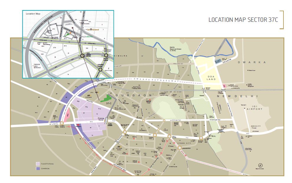ILD Greens Location Map Image