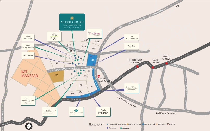 Orris Aster Court Location Map Image