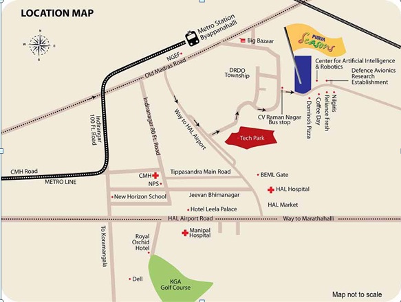 Purva Season Location Map Image