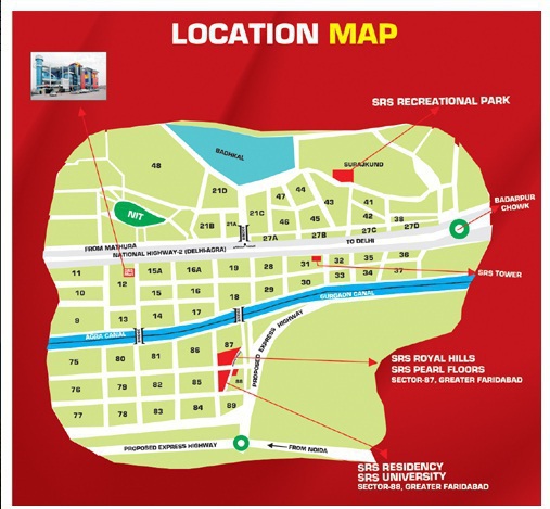 Srs Royal Hills Location Map Image