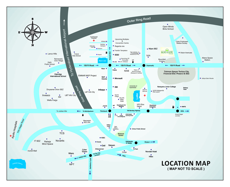 Greenmark Mayfair Villas Location Map Image