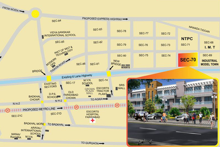 Ferrous Florence Home Location Map Image