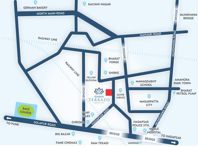 Wellwisher Kiarah Terrazo Location Map Image