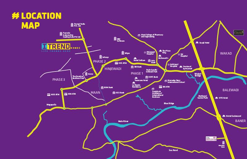 ITrend Homes Location Map Image