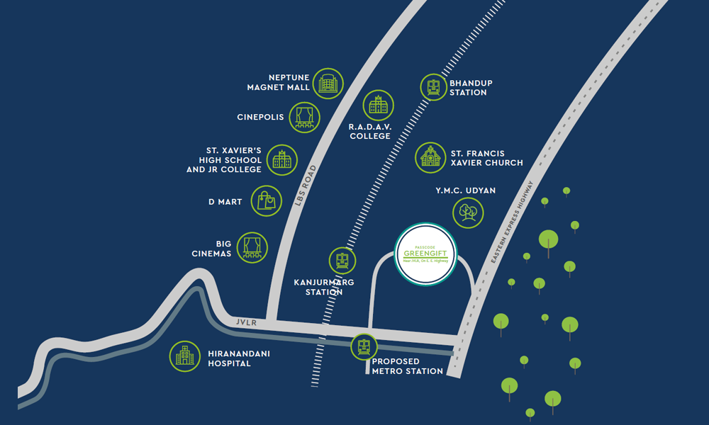 Aadi Allure Location Map Image
