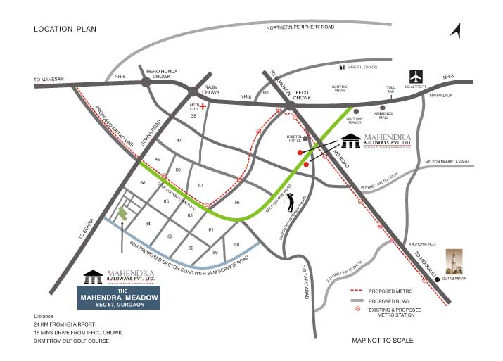 Mahendra Meadow Location Map Image