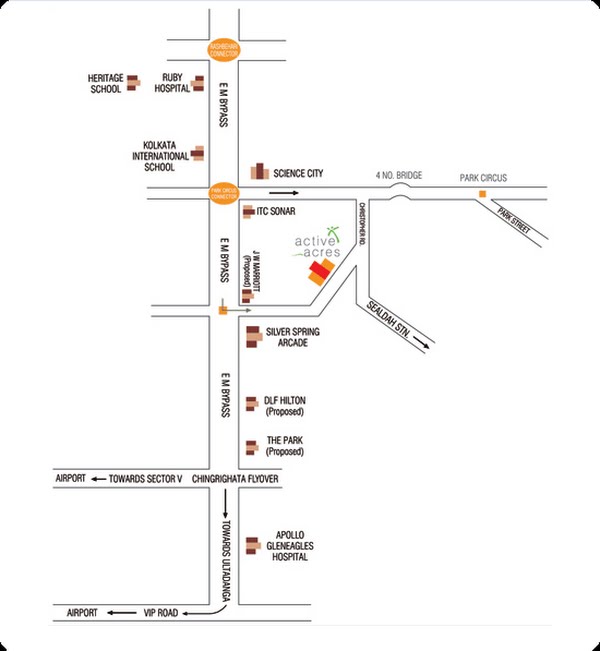 Ruchi Active Acres Location Map Image