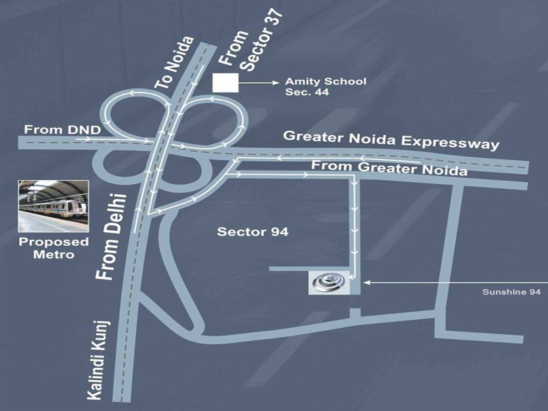 Sunshine 94 Location Map Image