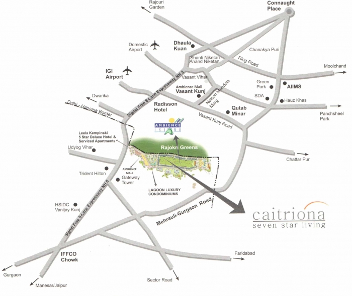 Ambience Caitriona Location Map Image