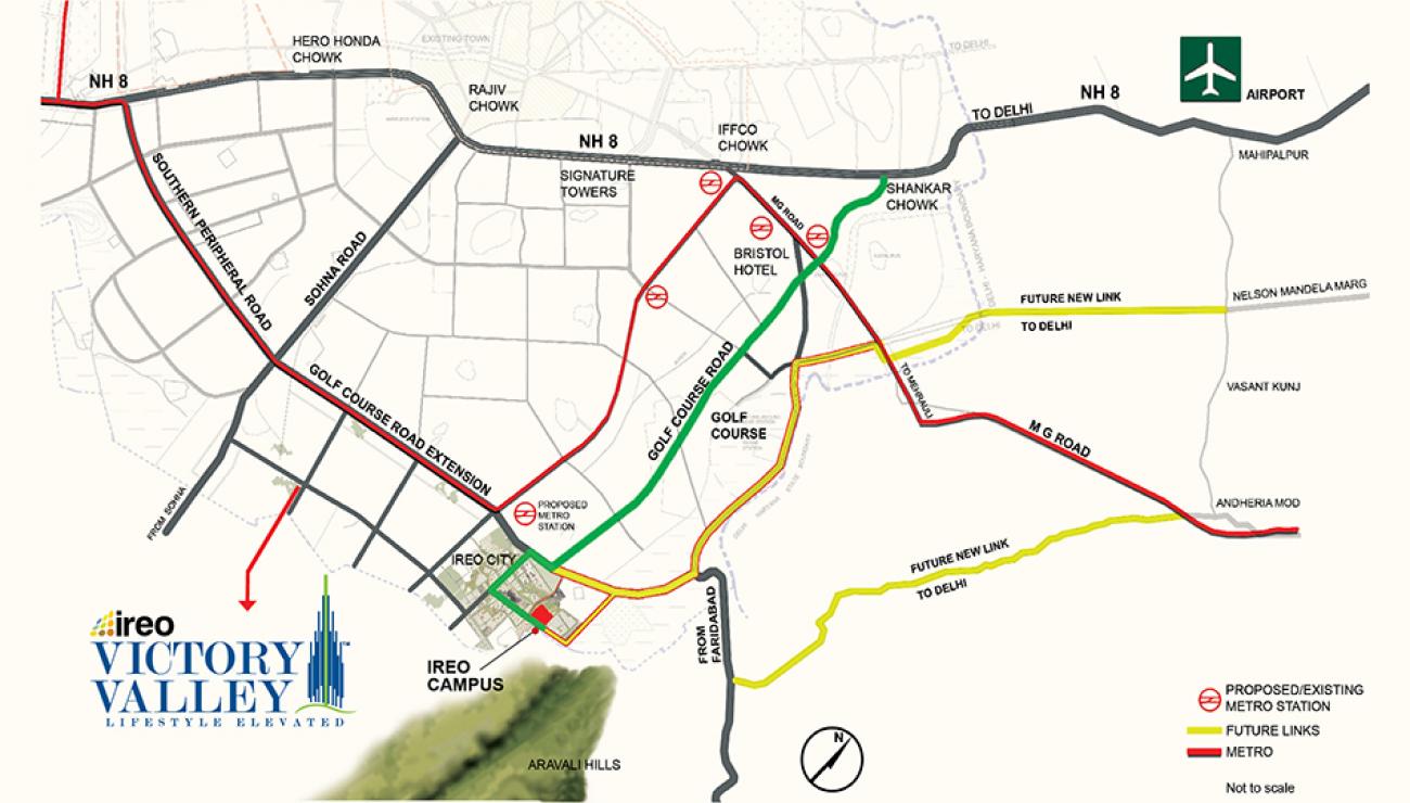 Ireo Victory Valley Location Map Image