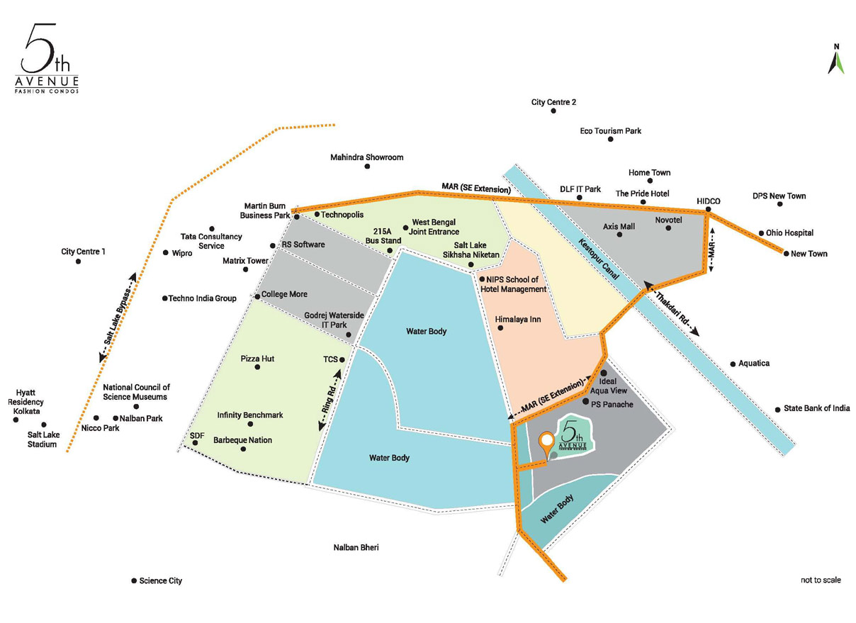 Merlin 5th Avenue Location Map Image