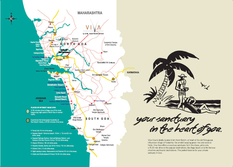 Raheja Viva Location Map Image