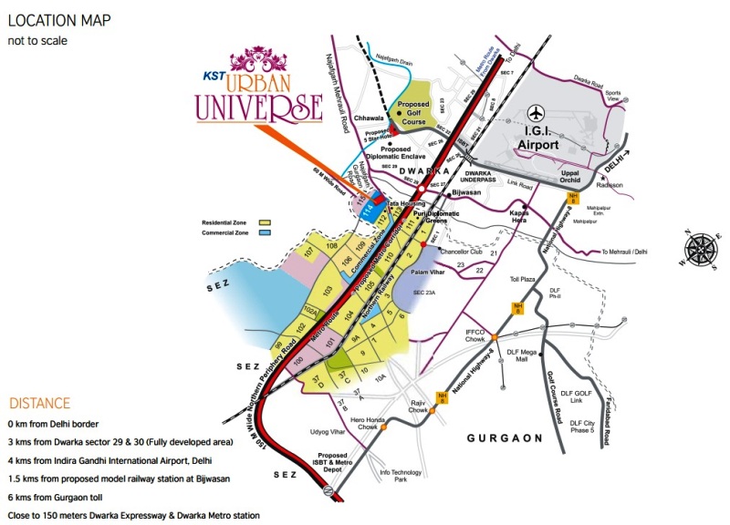 KST Urban Universe Location Map Image