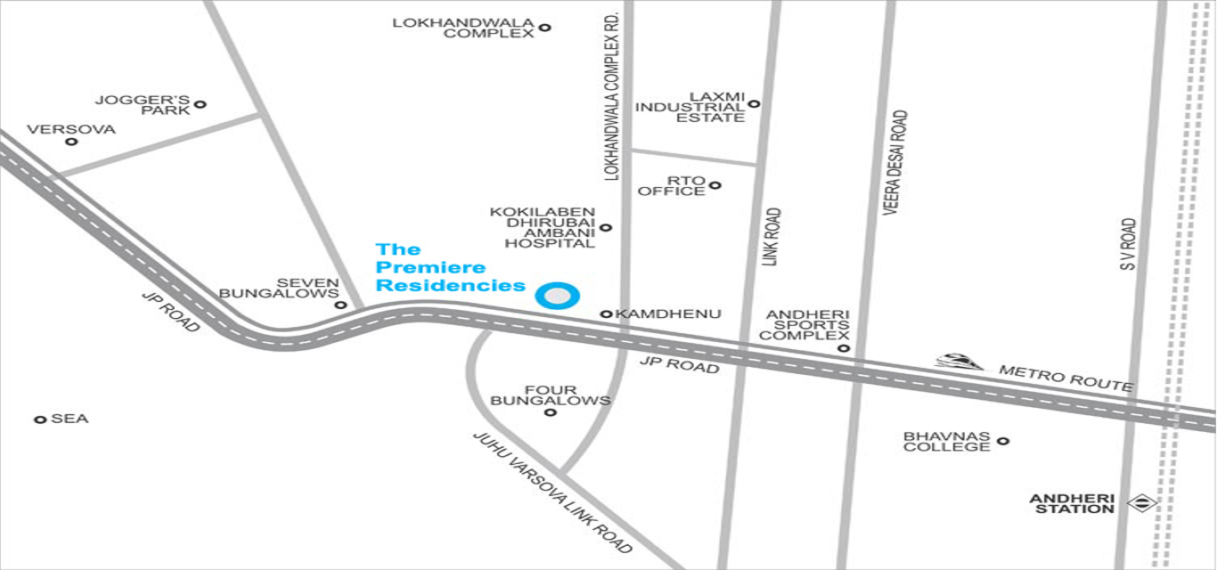Hubtown The Premiere Residences Location Map Image